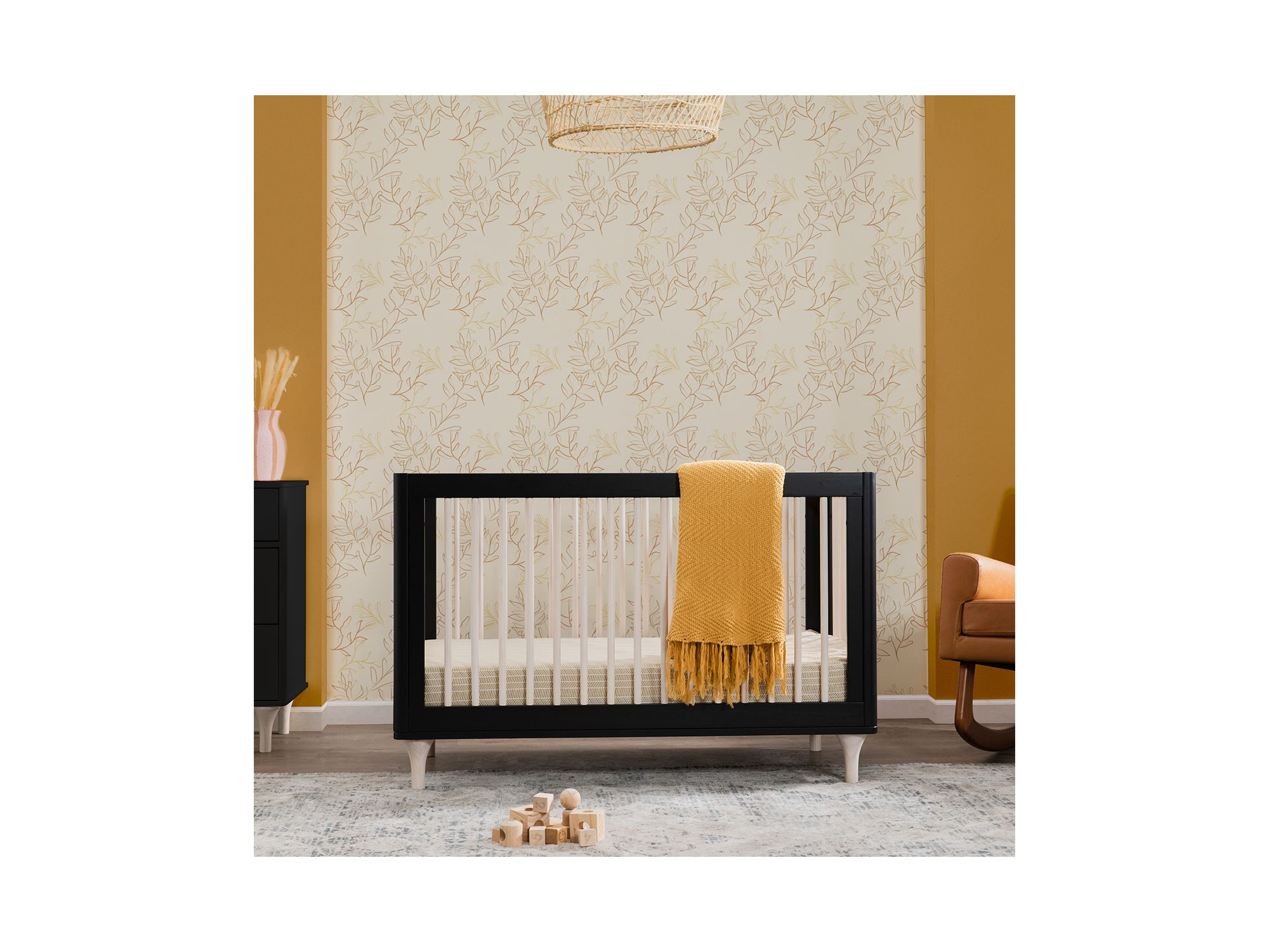 Lolly 3-in-1 Convertible Crib with Toddler Bed Conversion Kit — Image 3