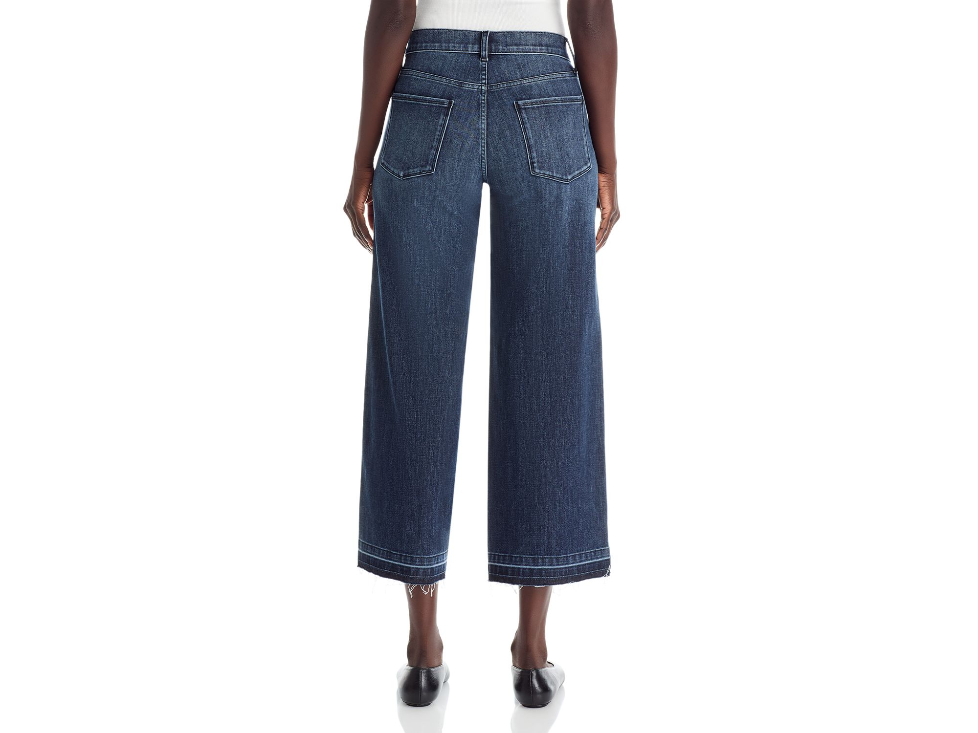 Rafaella High Rise Cropped Jeans in Indigo — Image 3