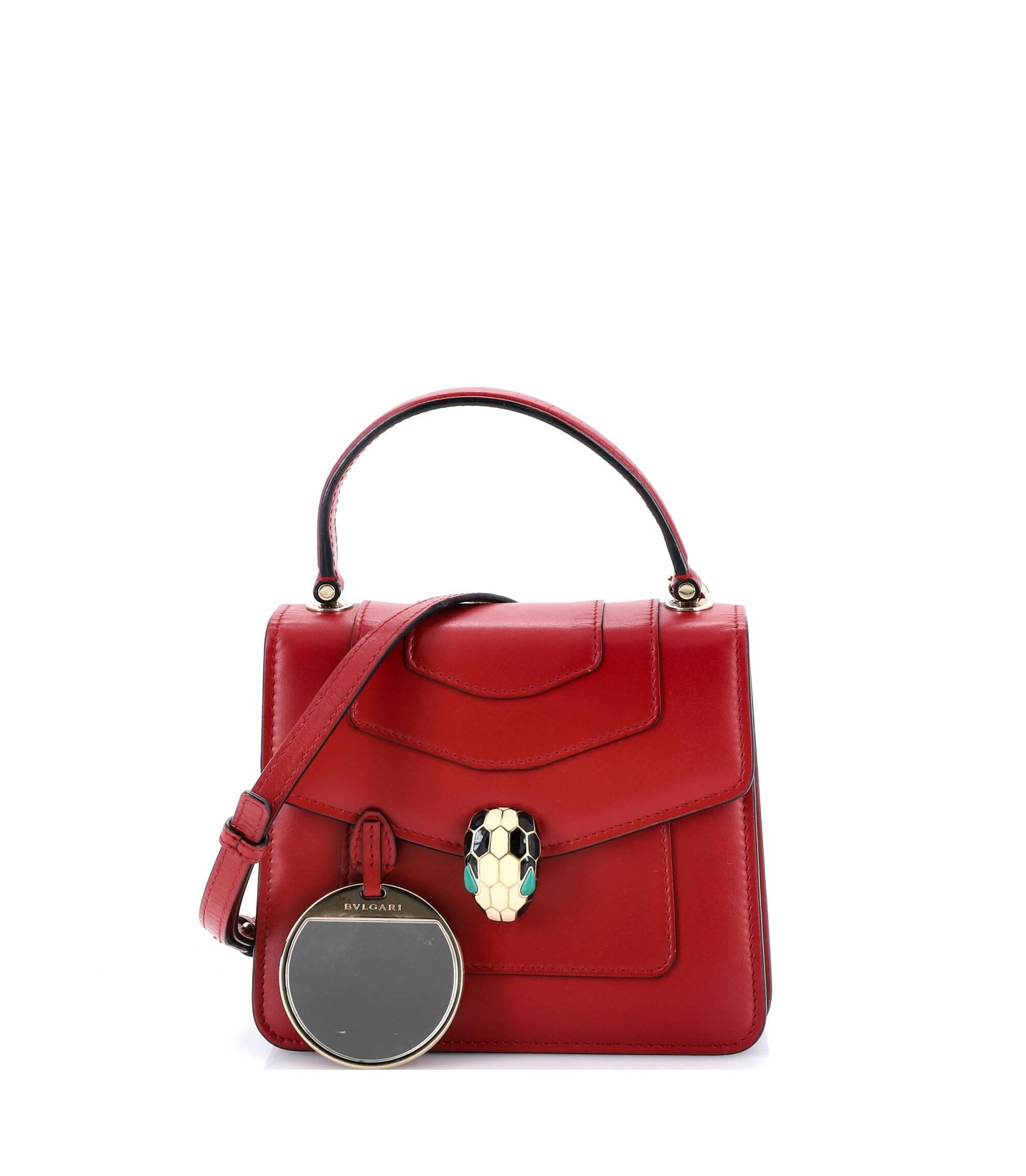 Small Serpenti Forever Top Handle Bag Leather — Image 5