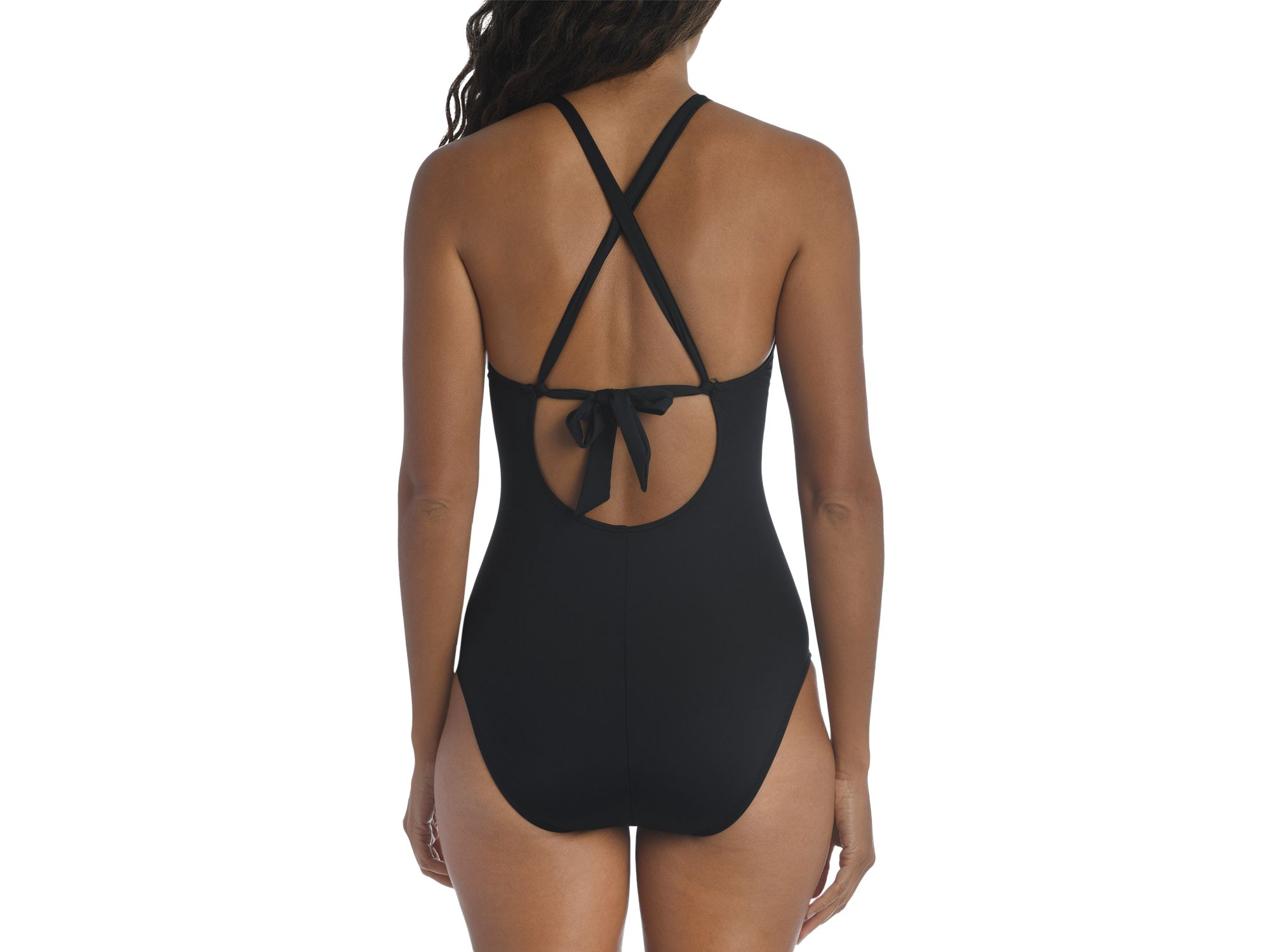 Ruched Cutout One Piece Swimsuit — Image 4