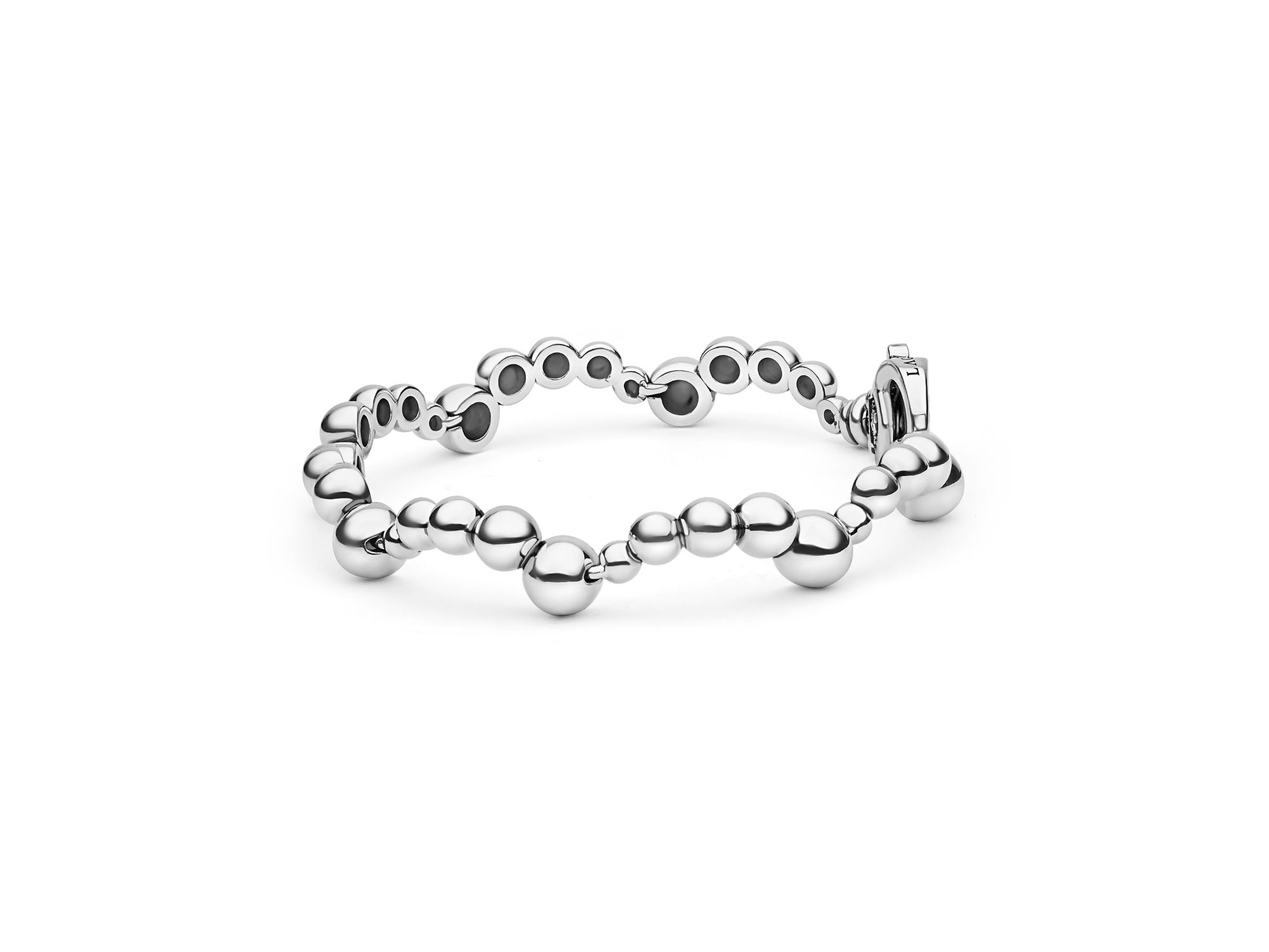 Sterling Caviar Bubbly Beaded Scallop Bracelet — Image 9