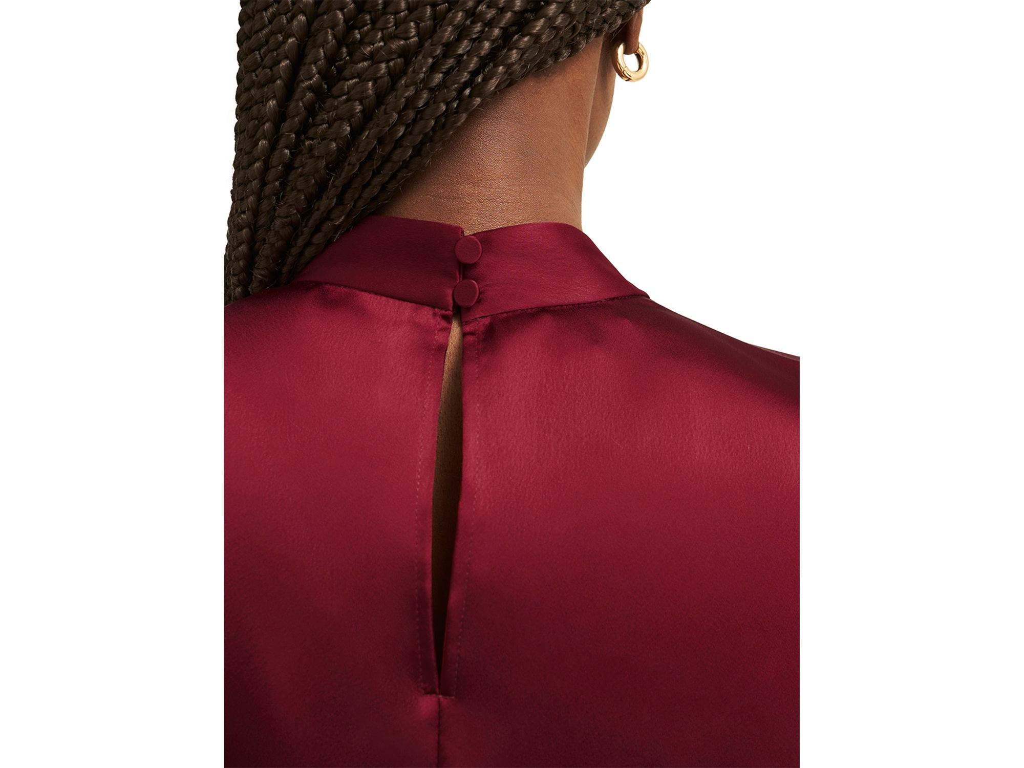 Nina Satin Blouse — Image 3
