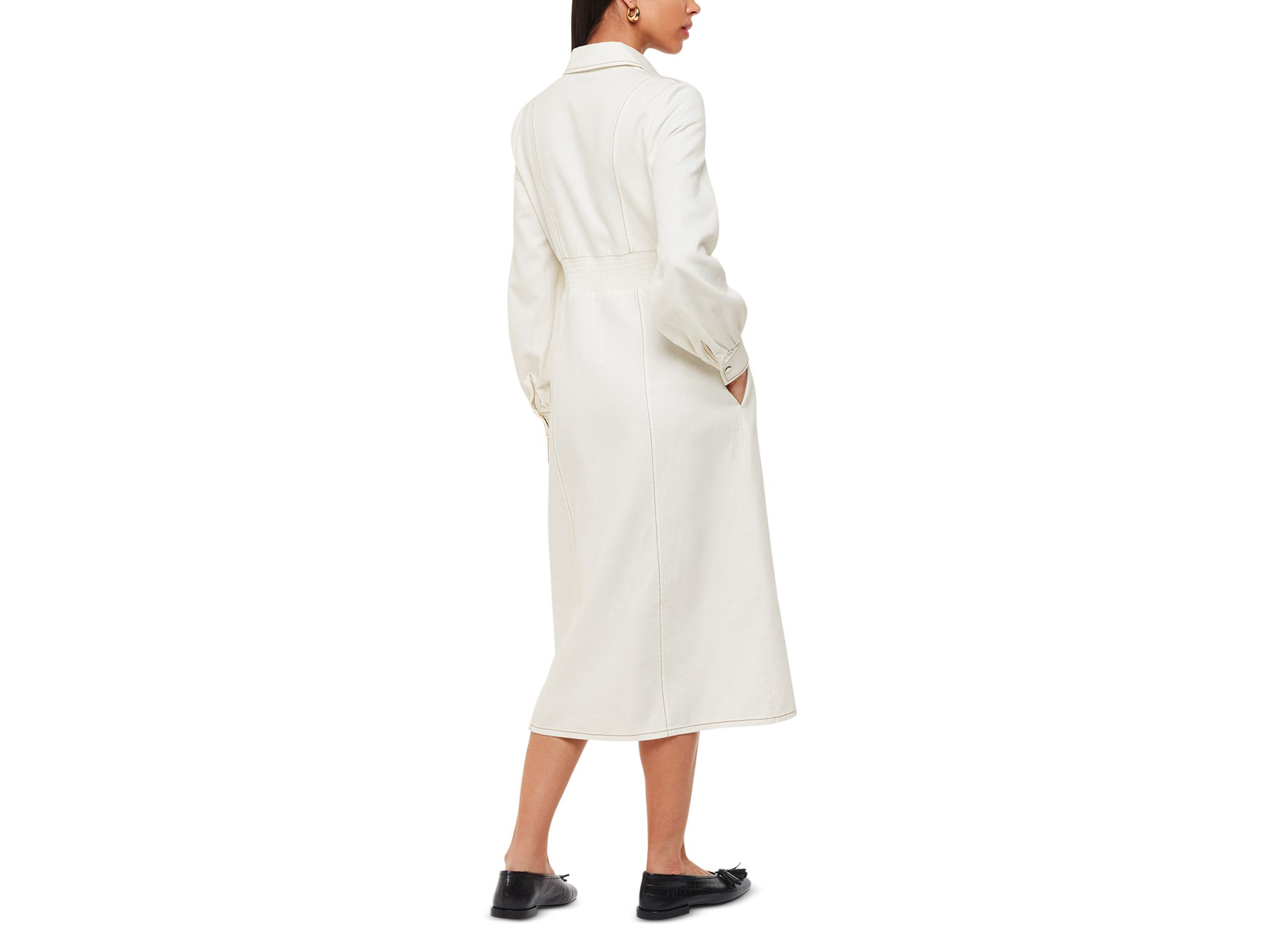 Harlowe Denim Midi Dress — Image 3