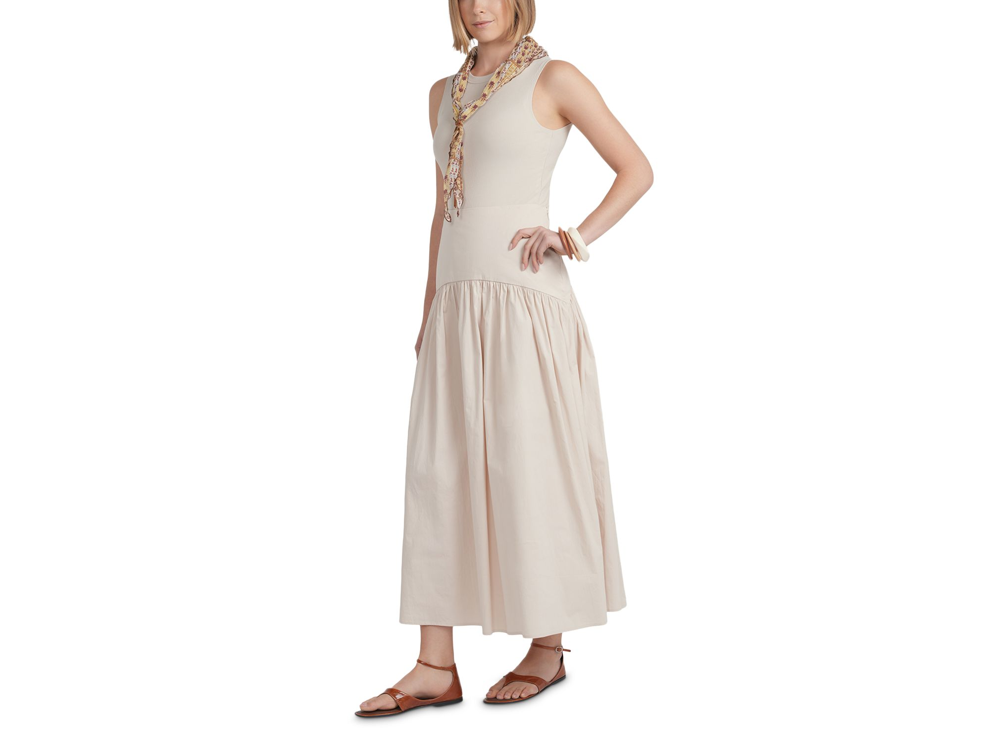 Poplin Maxi Skirt — Image 3