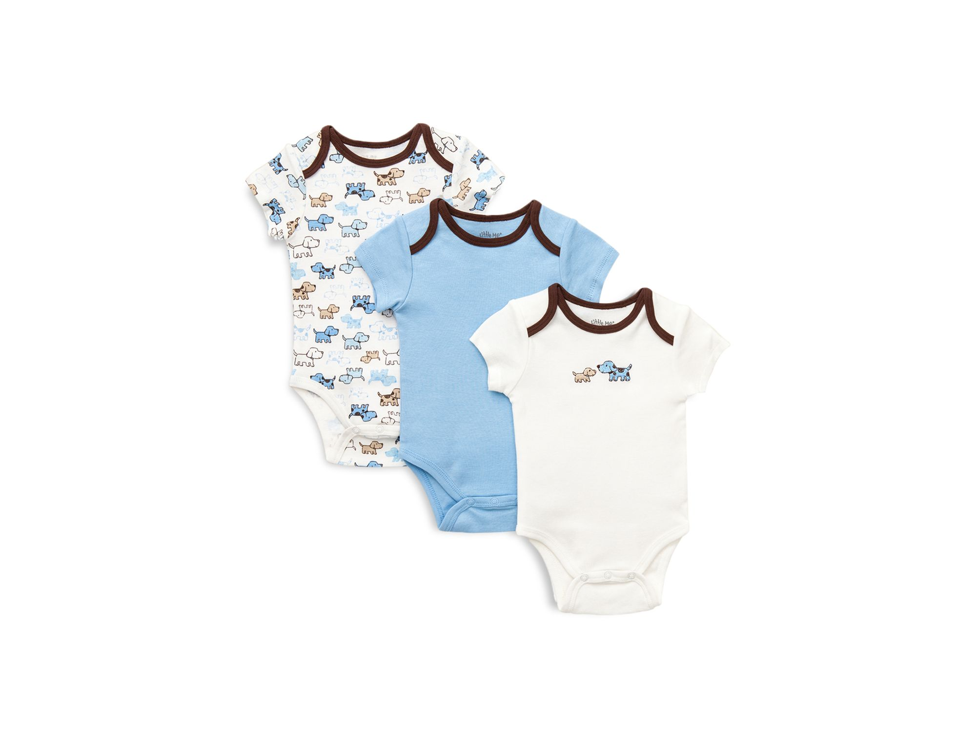 Boys' Cute Puppies Bodysuit 3 Pack, Blanket & More - Baby — Image 4