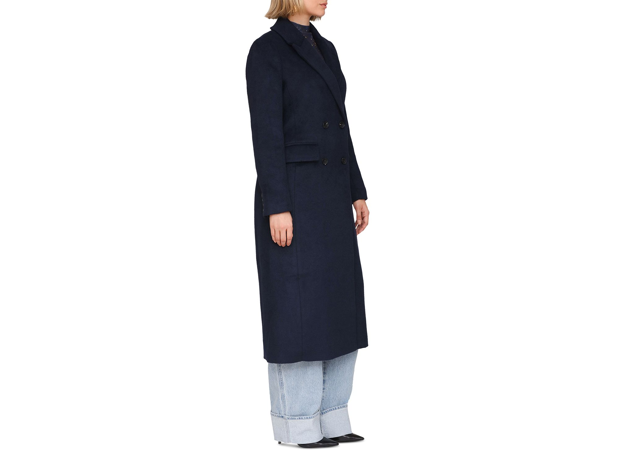 Tailored Double Breasted Coat — Image 7