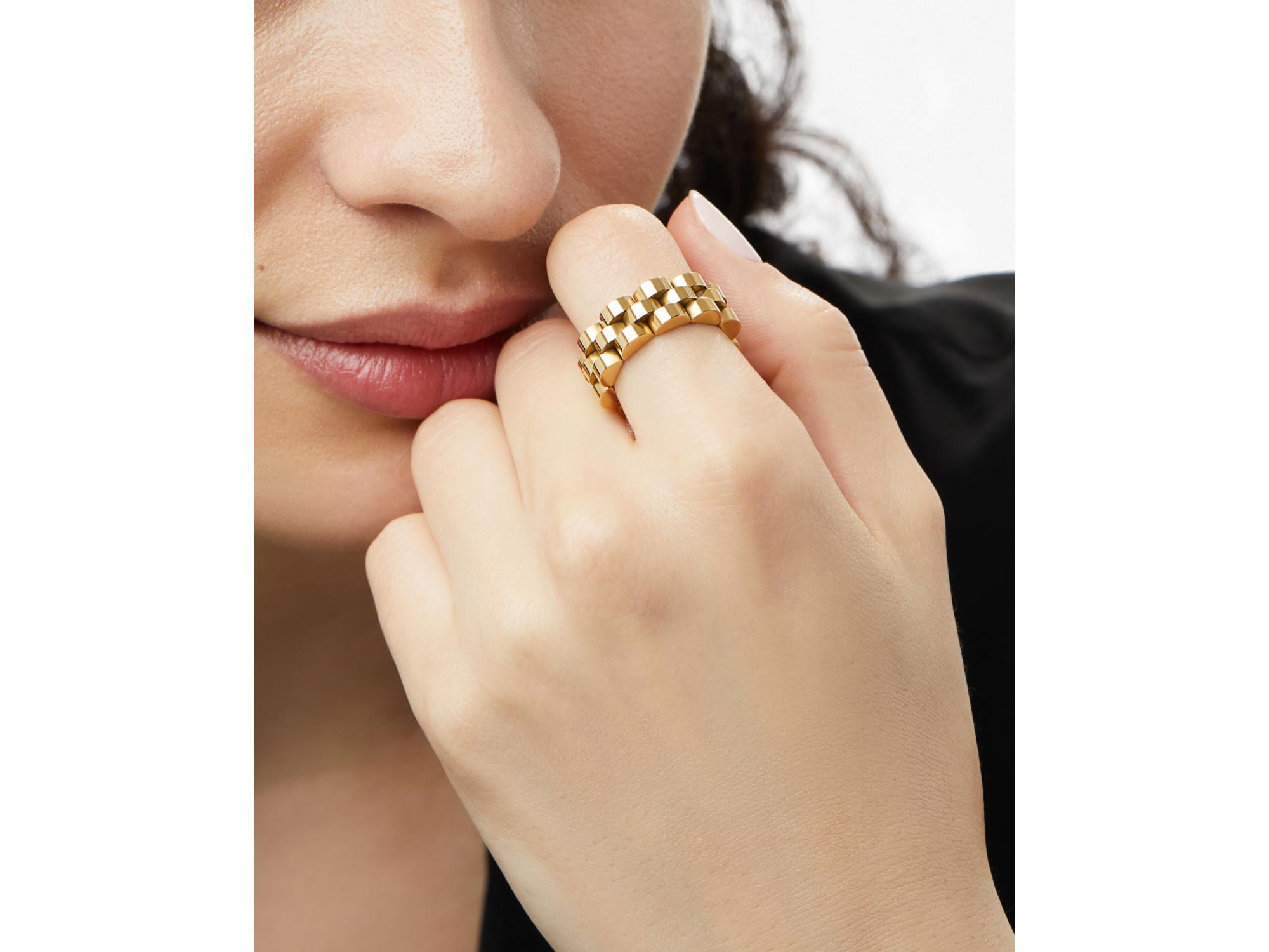 Gold Statement Parker Ring — Image 3