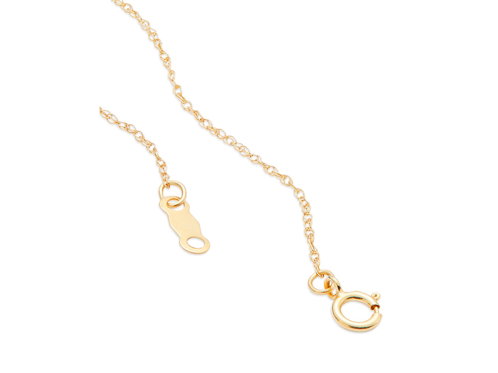 Star of David Pendant Necklace in 14K Yellow Gold, 18" — Image 4