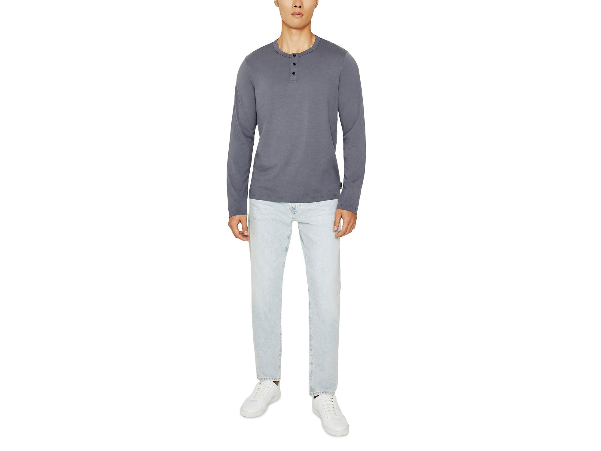 Regular Fit Henley Shirt — Image 6