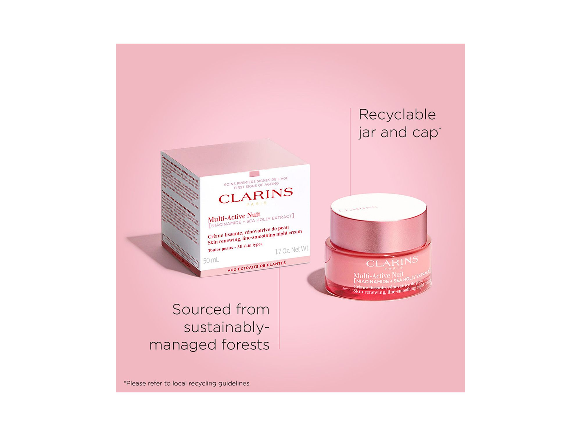 Multi Active Night Moisturizer for Lines, Pores & Glow with Niacinamide 1.7 oz. — Image 10
