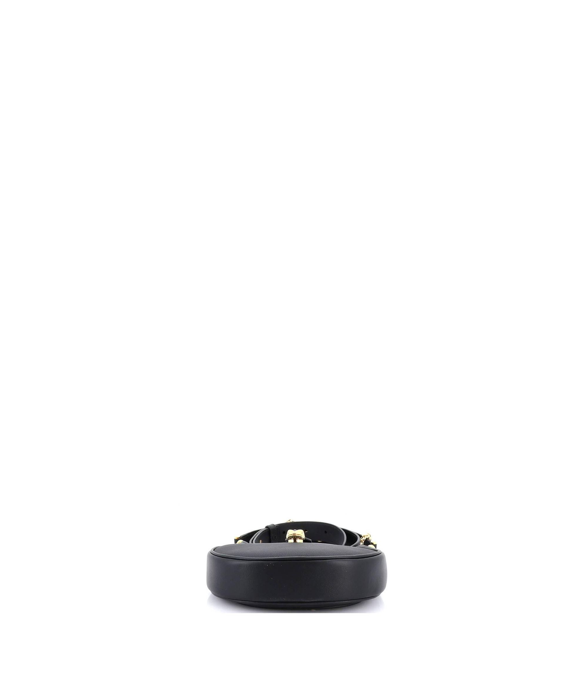 Mini Serpenti Ellipse Crossbody Bag Leather — Image 5