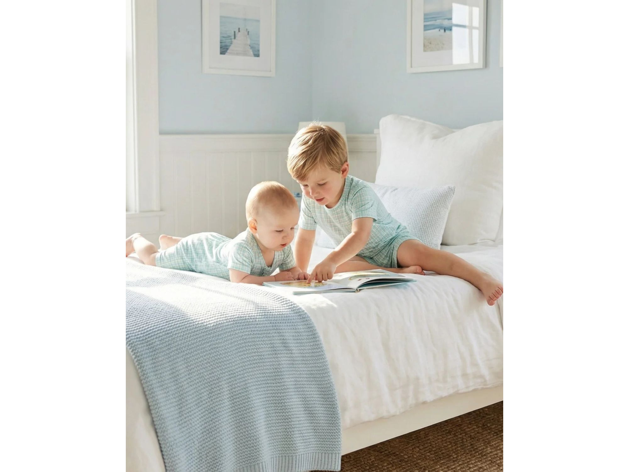 Boys' Grass Picnic Bamboo Sleeper - Baby — Image 3