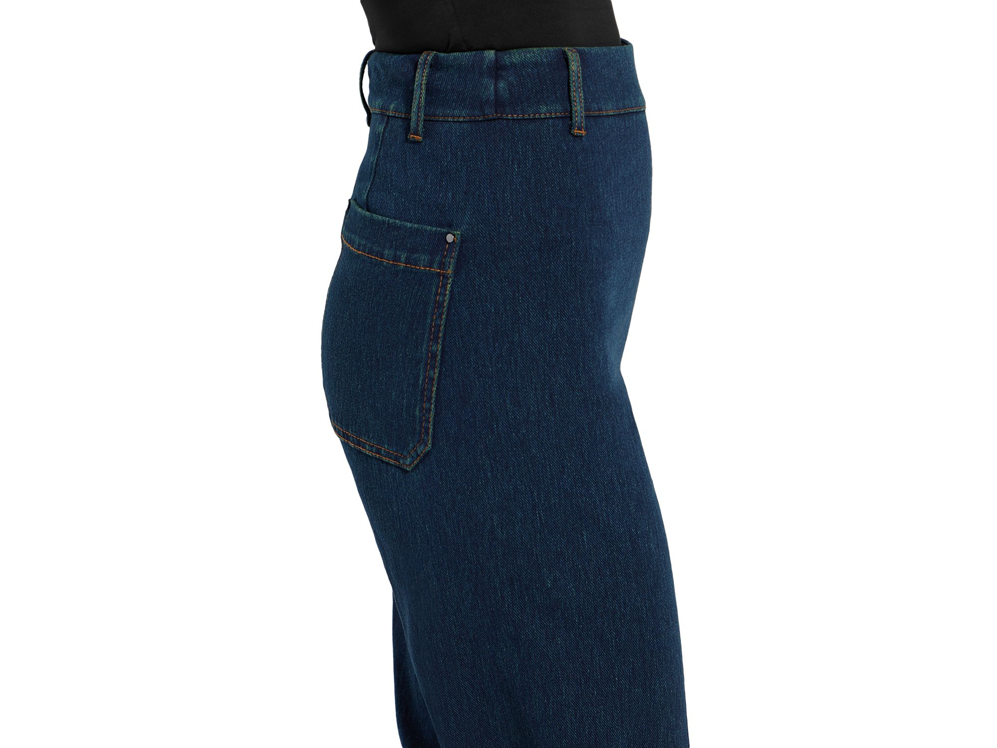 Erin High Rise Wide Leg Jeans in Indigo — Image 4