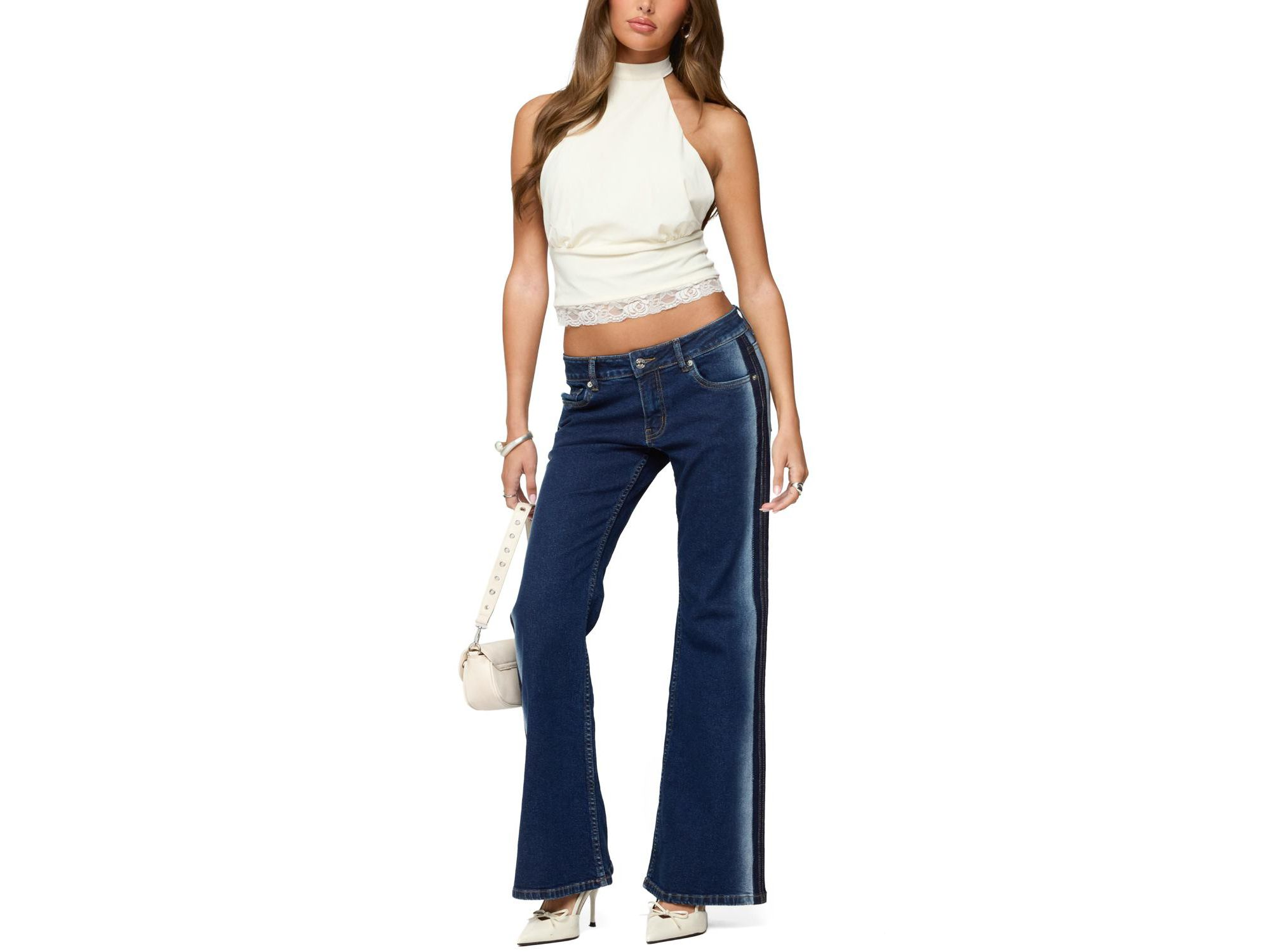 Sandra Lacey High Neck Halter Top — Image 4