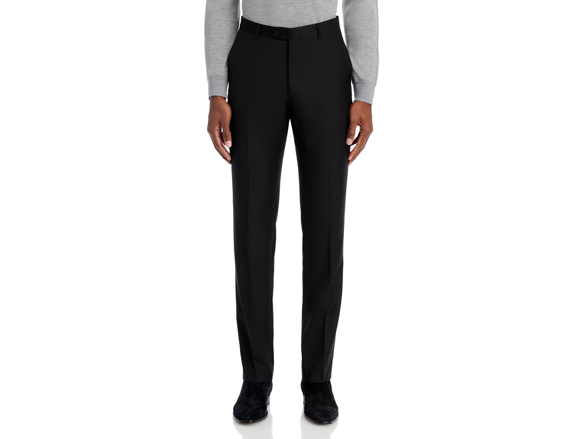 Wool Slim Fit Suit Pants — Image 6