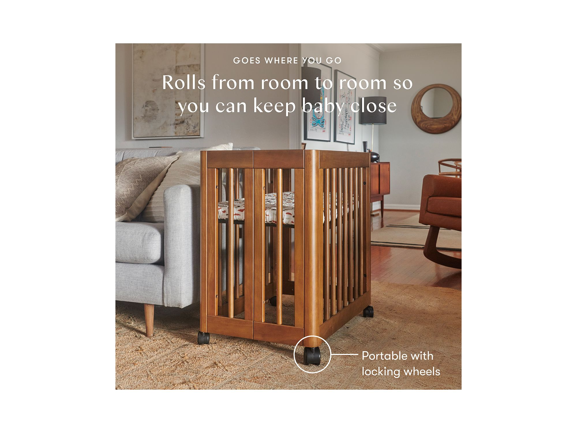 Yuzu 8 in 1 Convertible Crib with All Stages Conversion Kits — Image 12