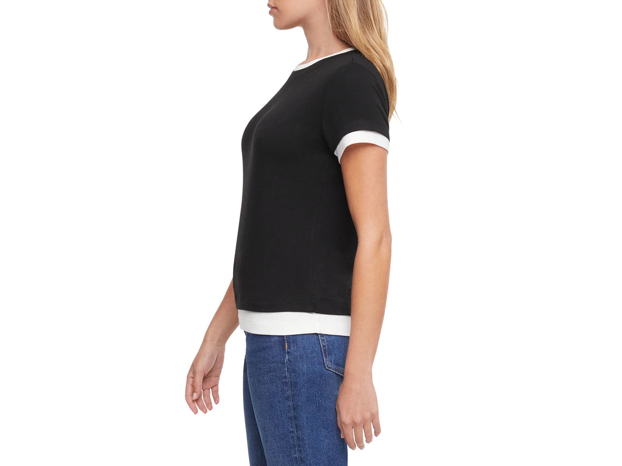 Veronica Layered Short Sleeve Tee — Image 4