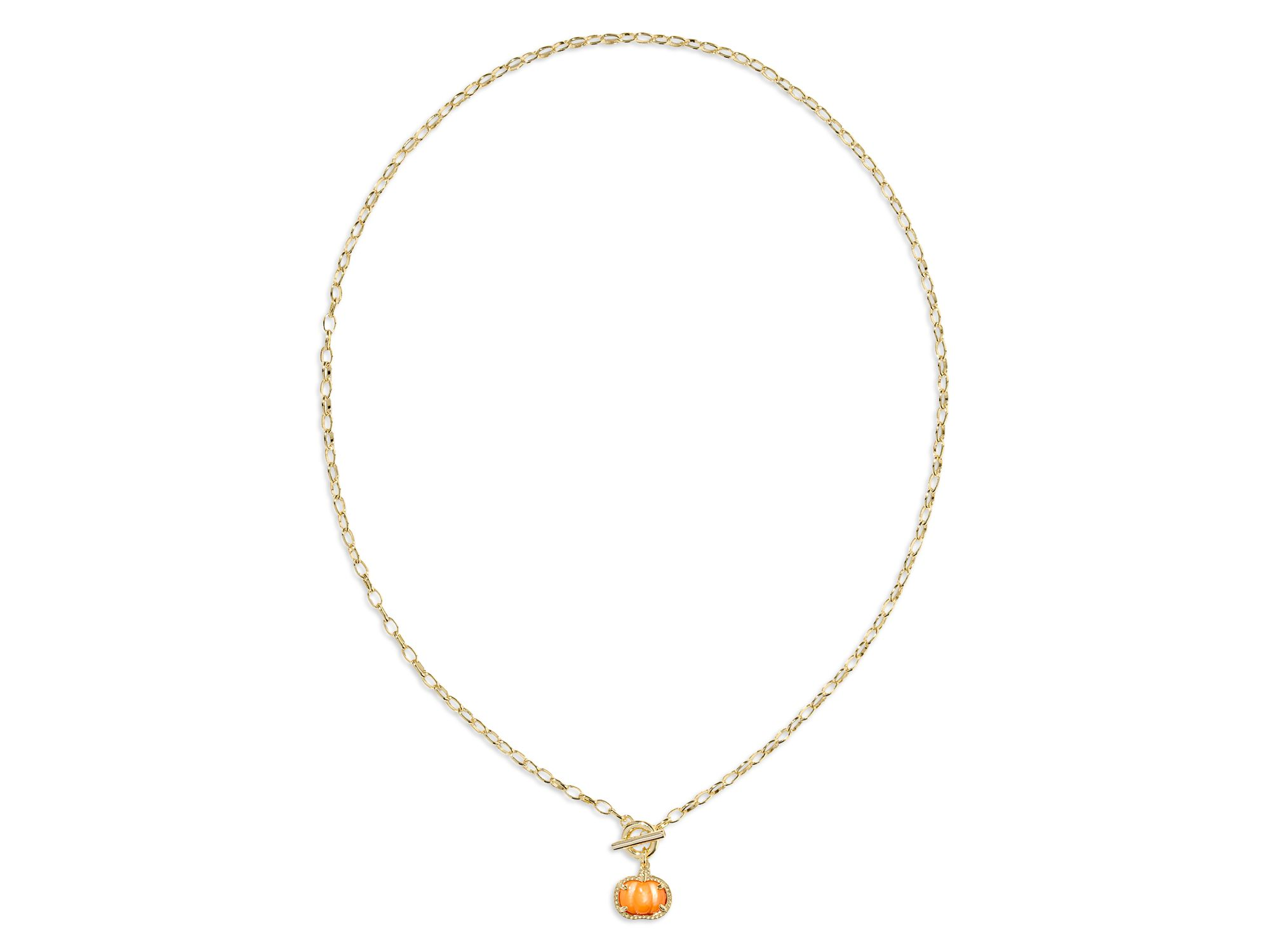 Pumpkin Chain Necklace, 17" — Image 3