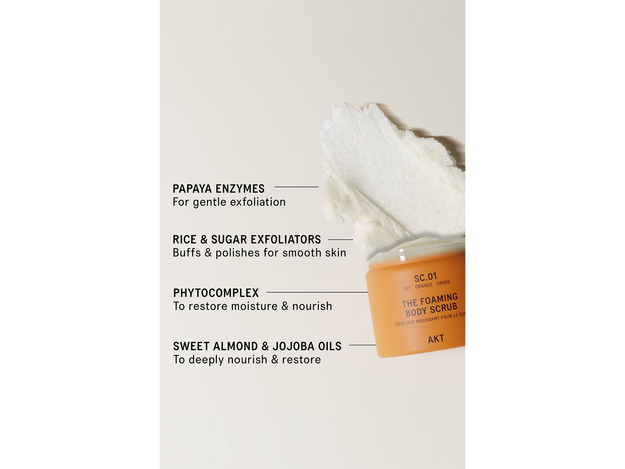 The Foaming Body Scrub SC.01 EXT. Orange Grove 8.45 oz. — Image 5