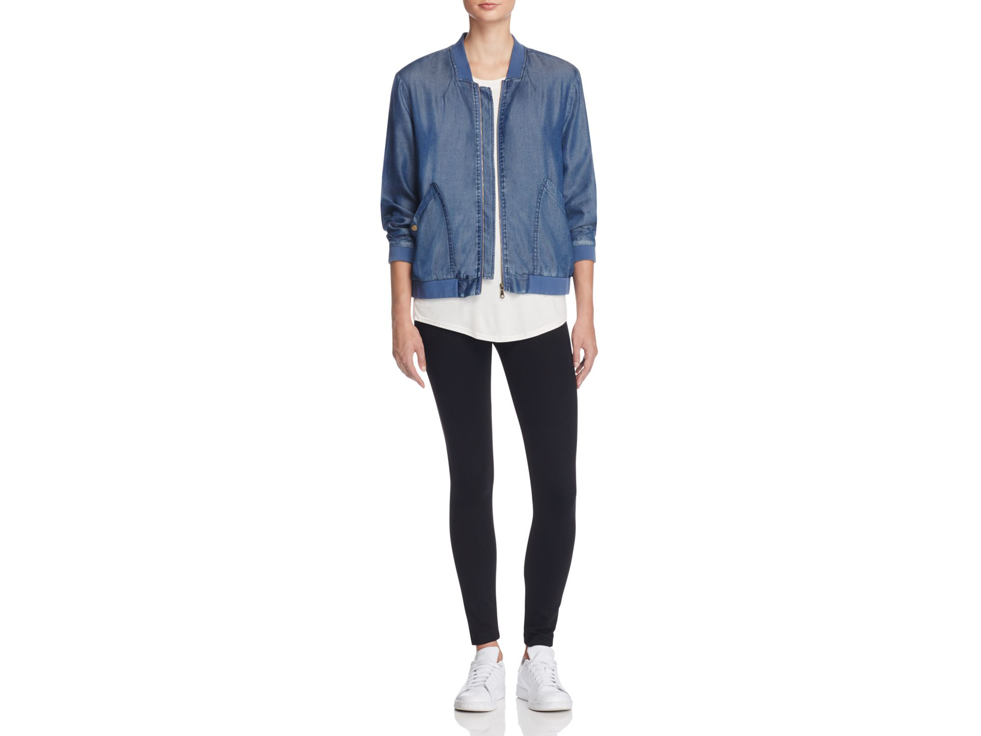 Center Seam Ponte Leggings — Image 3