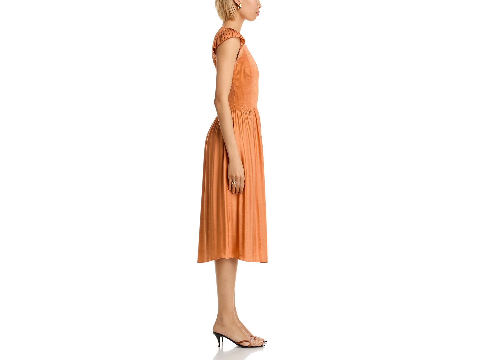 Flutter Sleeve Midi Dress — Image 5