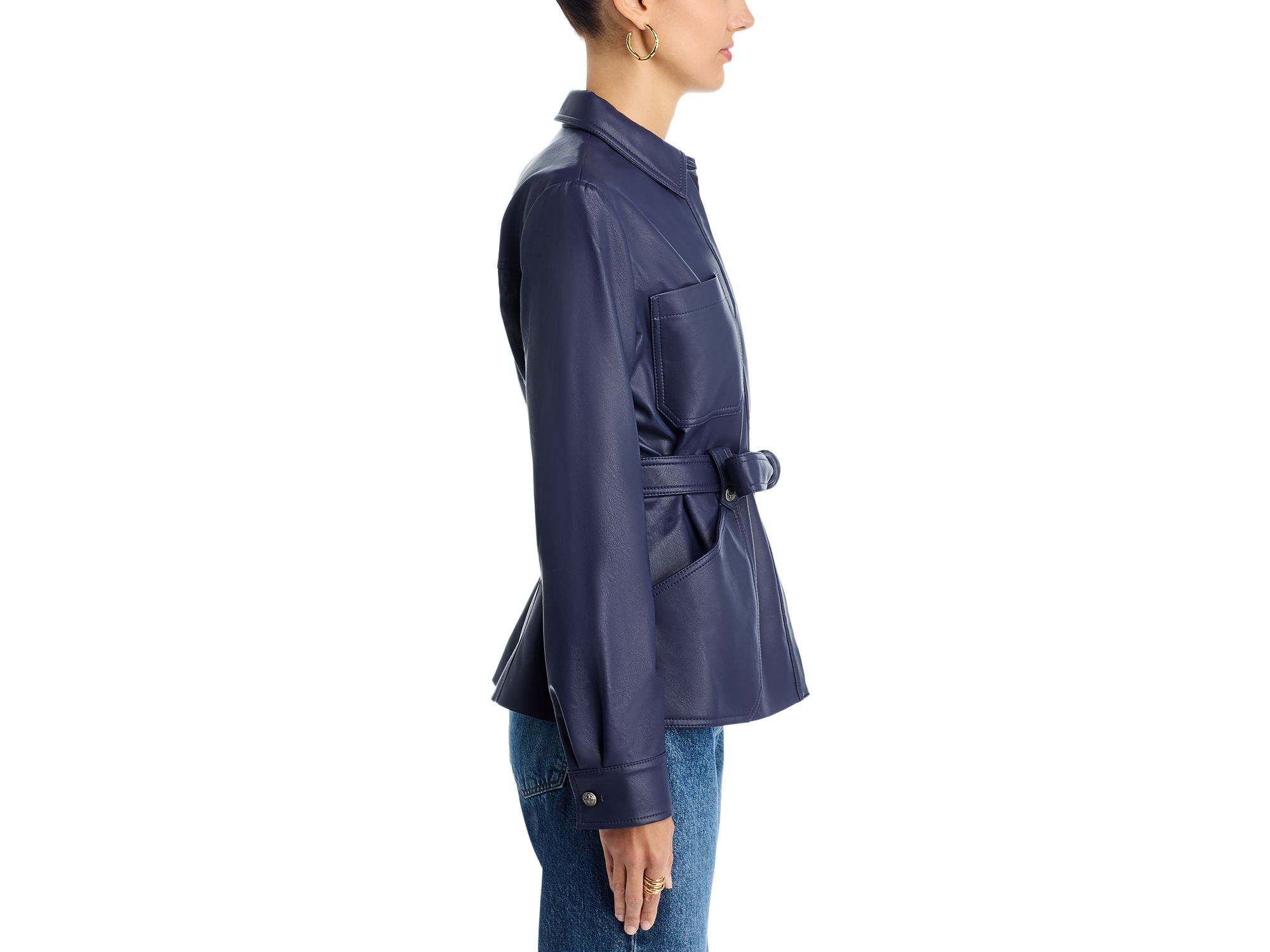 Rowan Faux Leather Jacket — Image 6