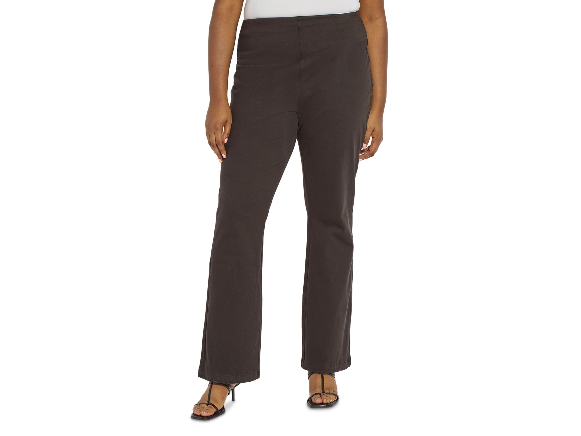 Baby Bootcut Jeans in Black — Image 9