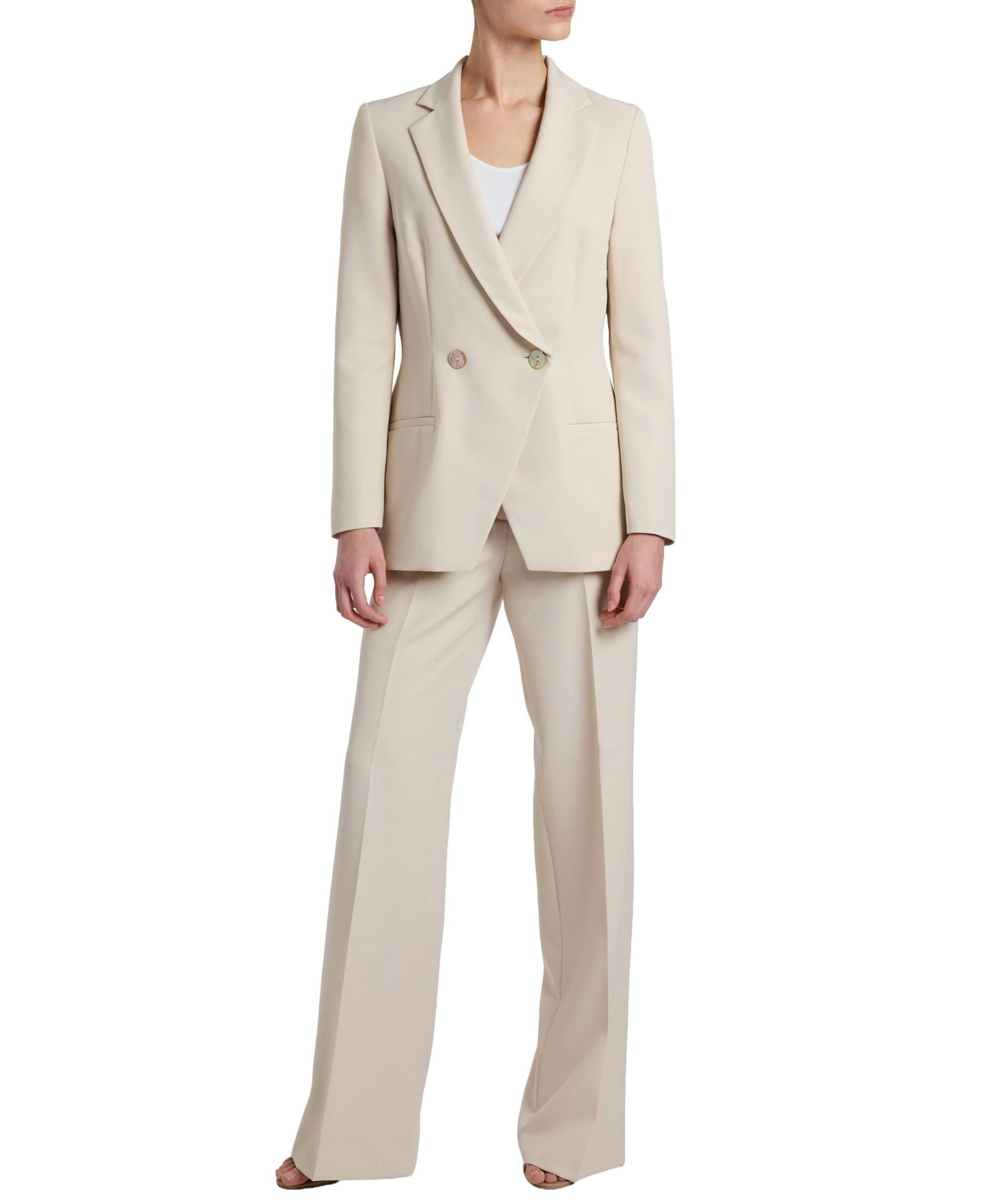 Rowan Double Breasted Blazer in Soft Stretch Crepe — Image 6