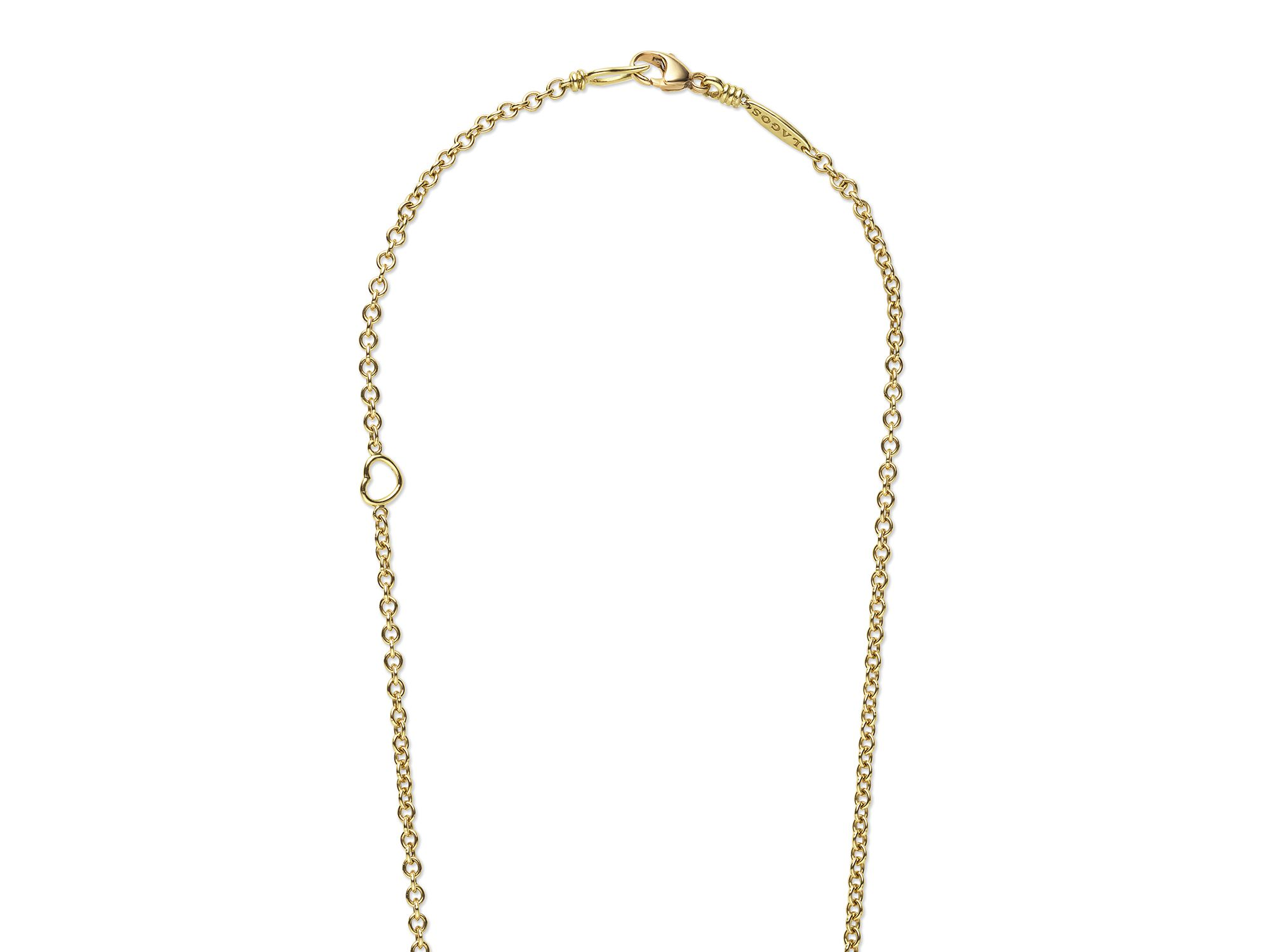 18K Yellow Gold Luna Cultured Pearl & Diamond Fleur Pendant Necklace, 16"-18" — Image 4
