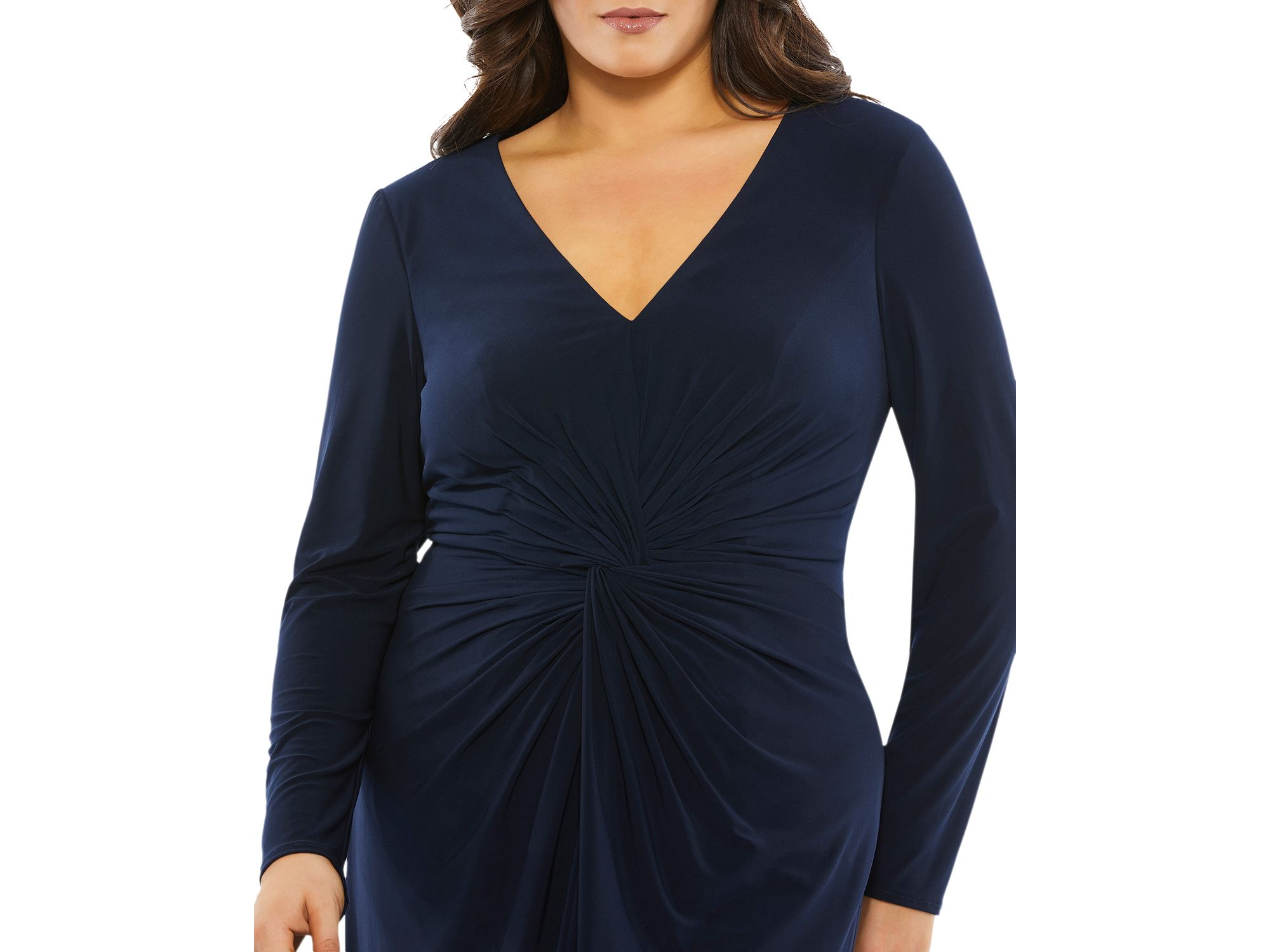 Twist Front Jersey Gown — Image 3