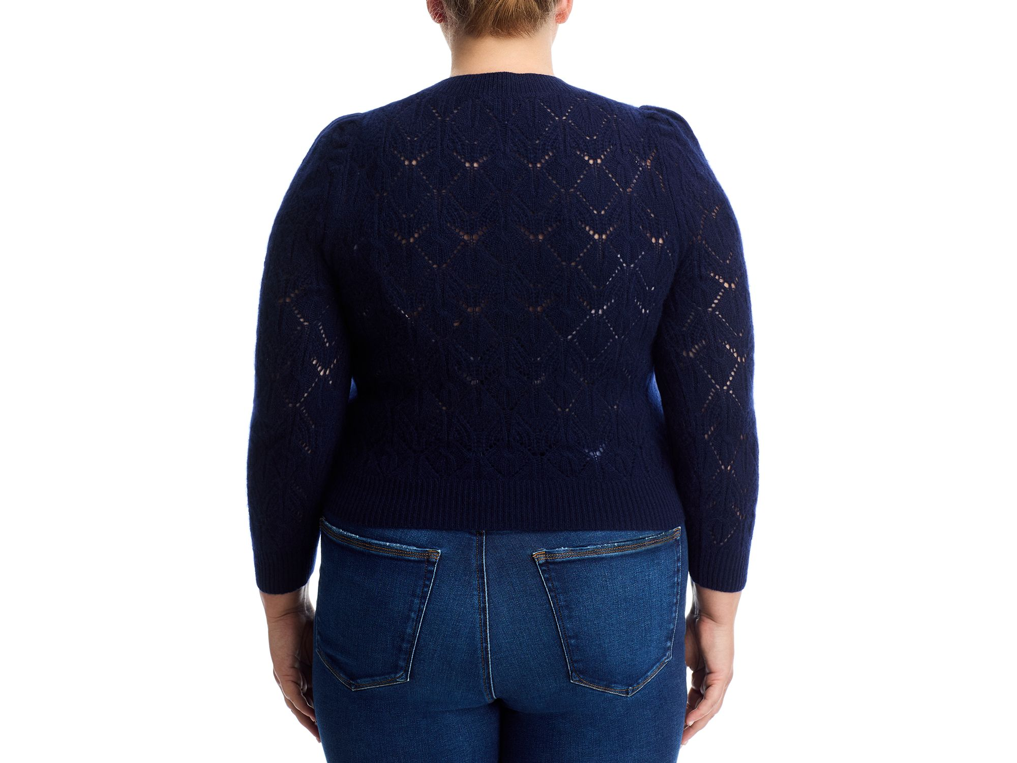 100% Cashmere Crewneck Cardigan Sweater - Exclusive — Image 6