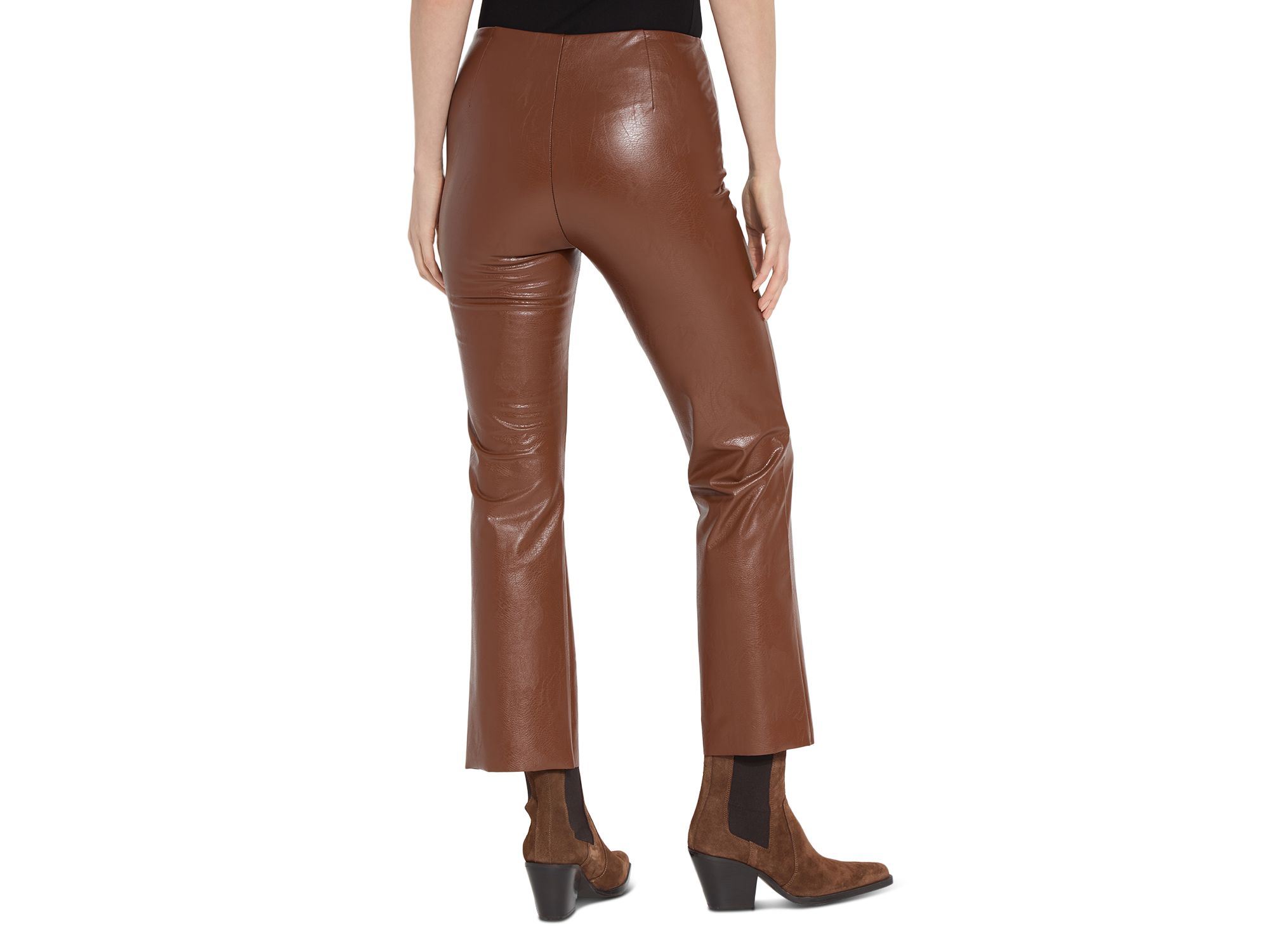 Elysse Faux Leather Ankle Pants — Image 4