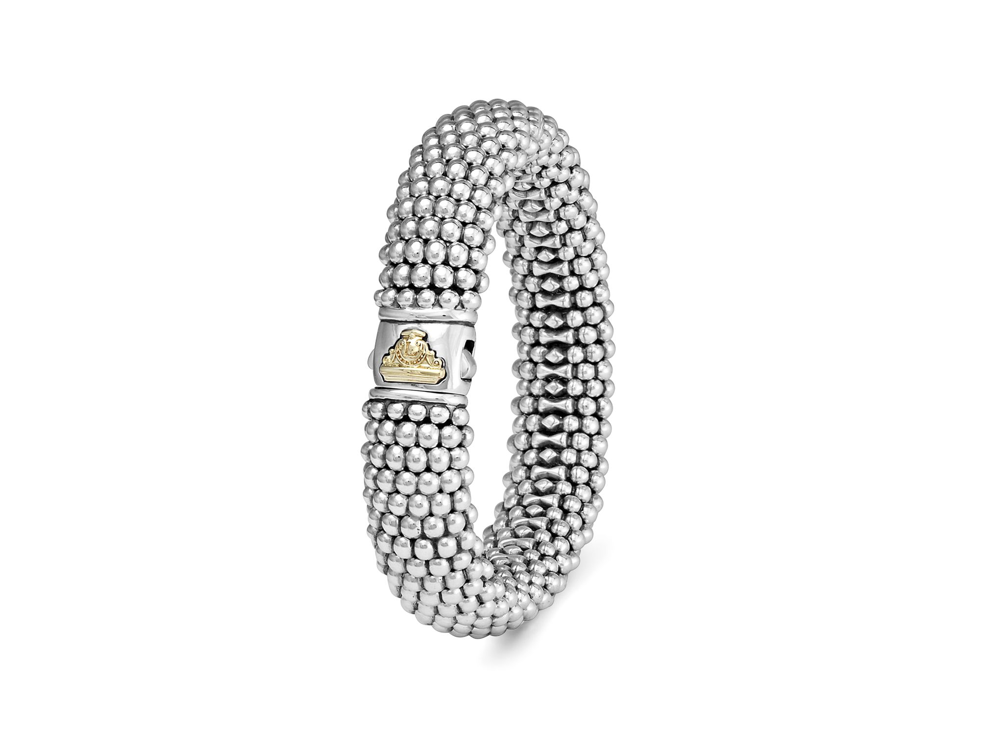 Sterling Caviar Oval Link Bracelet — Image 3