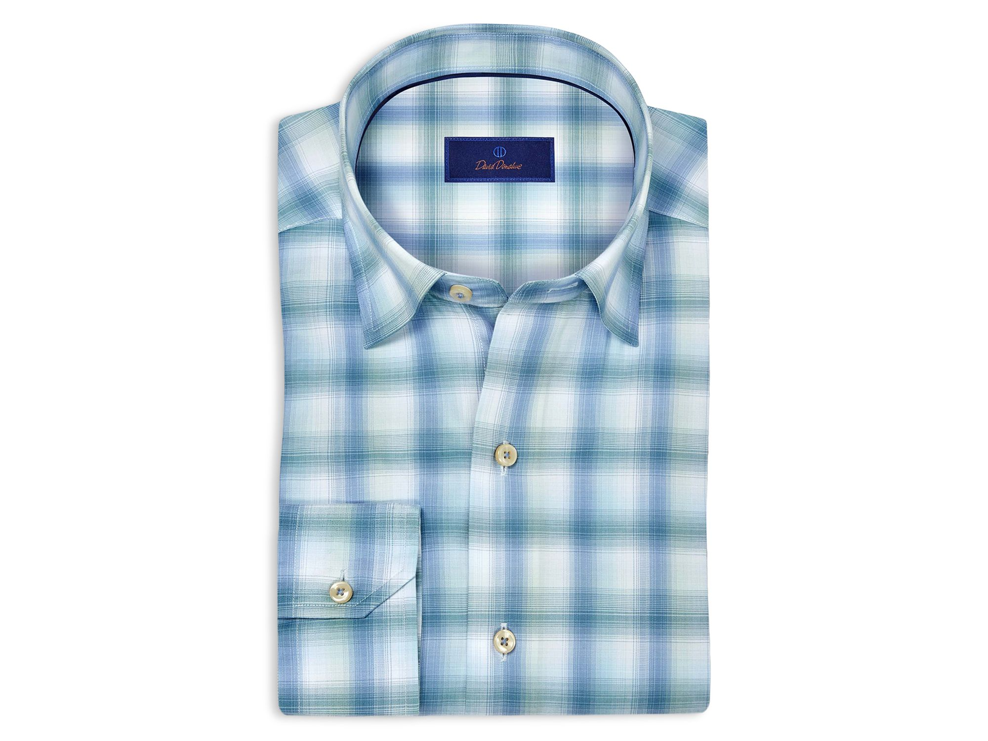 Ombre Twill Check Shirt — Image 4