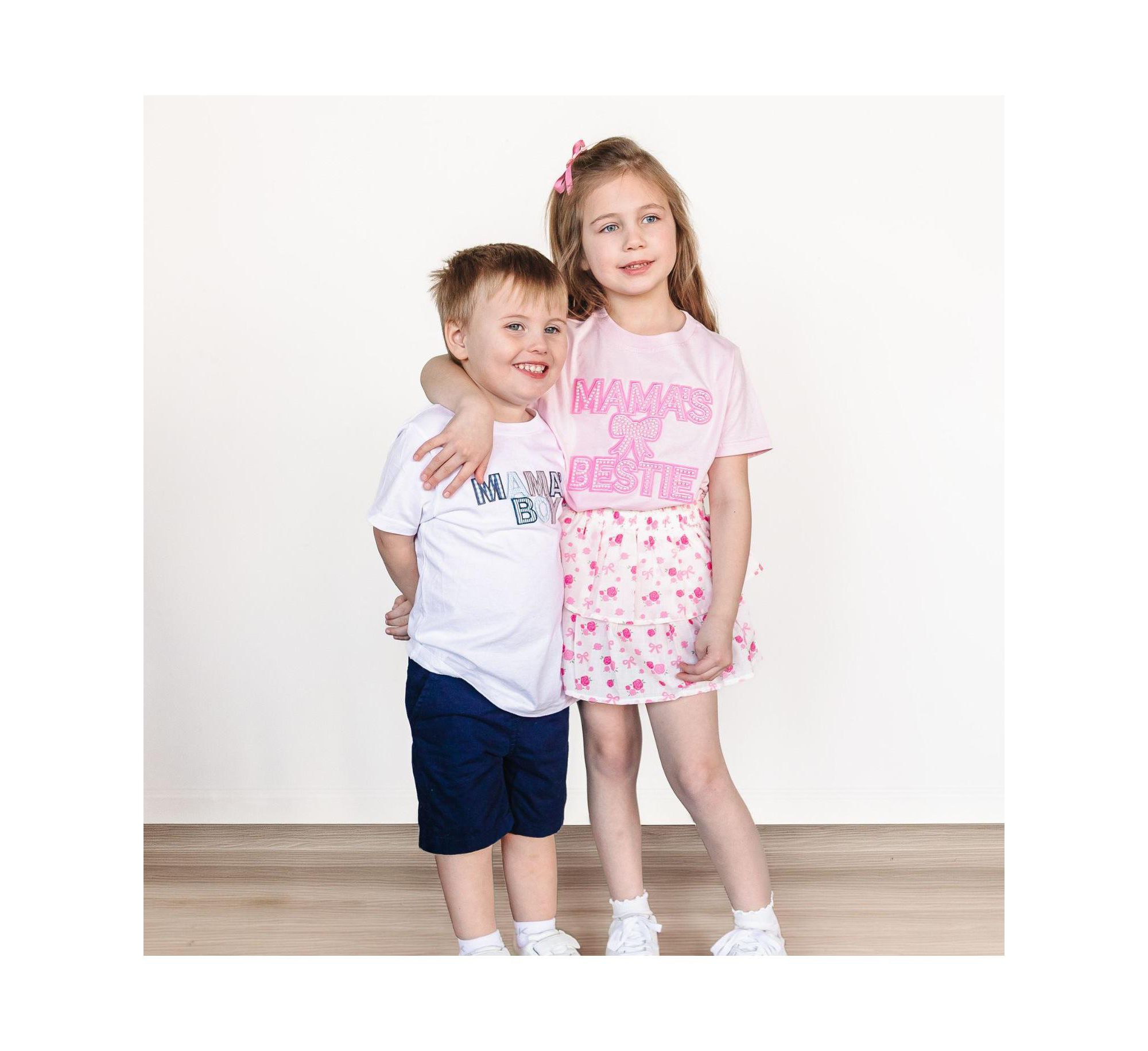 Girls' Mama's Bestie Pearl Patch Short Sleeve T-Shirt - Big Kid — Image 4