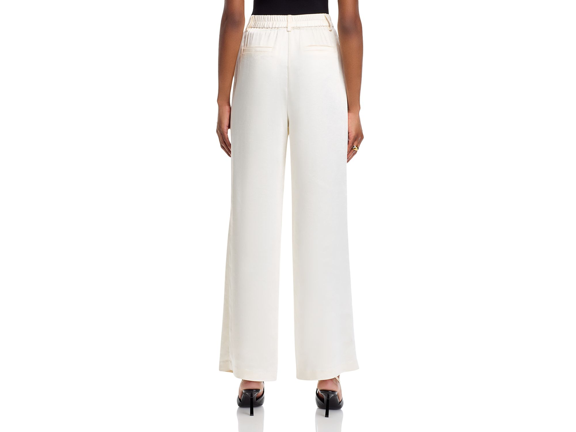 Satin Wide Leg Pants - Exclusive — Image 6