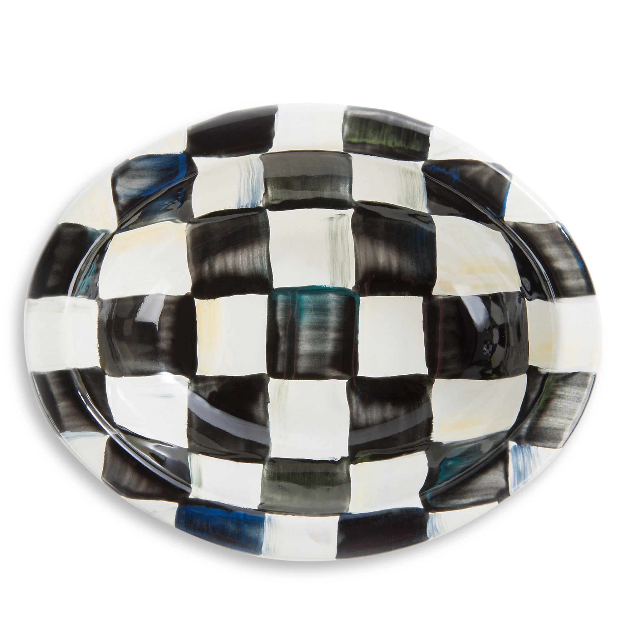 Courtly Check Enamel Soap Dish — Image 6