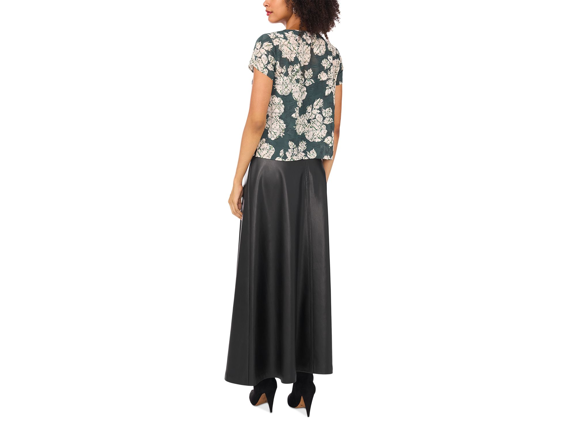 Cap Sleeve Cowl Neck Top — Image 3