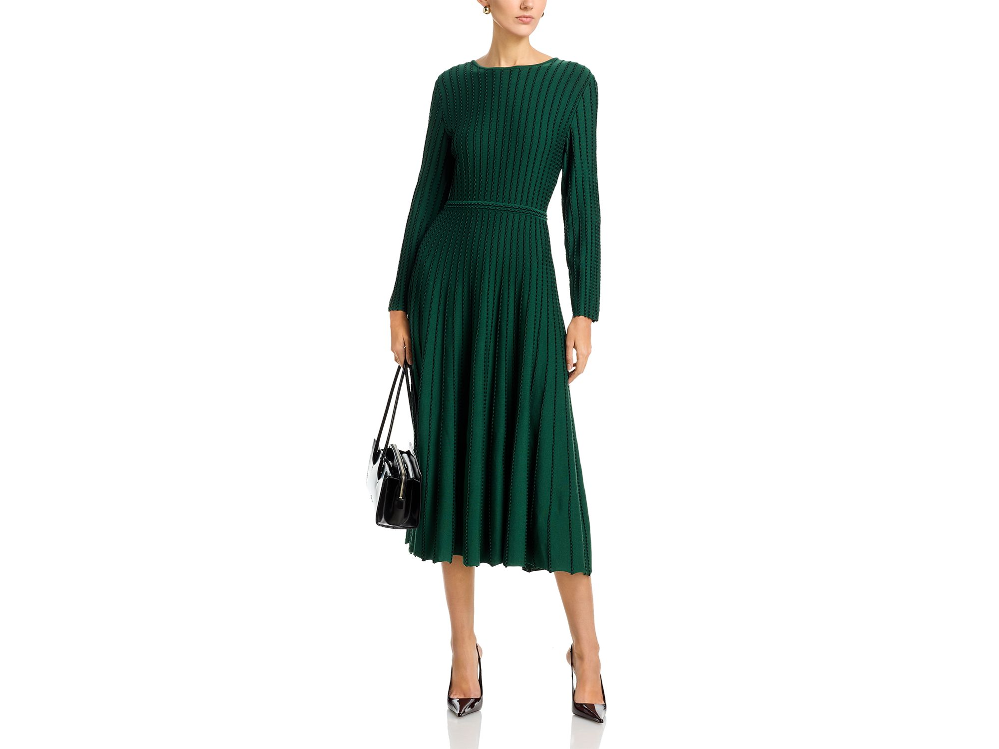Jewel Neck Midi Dress — Image 3