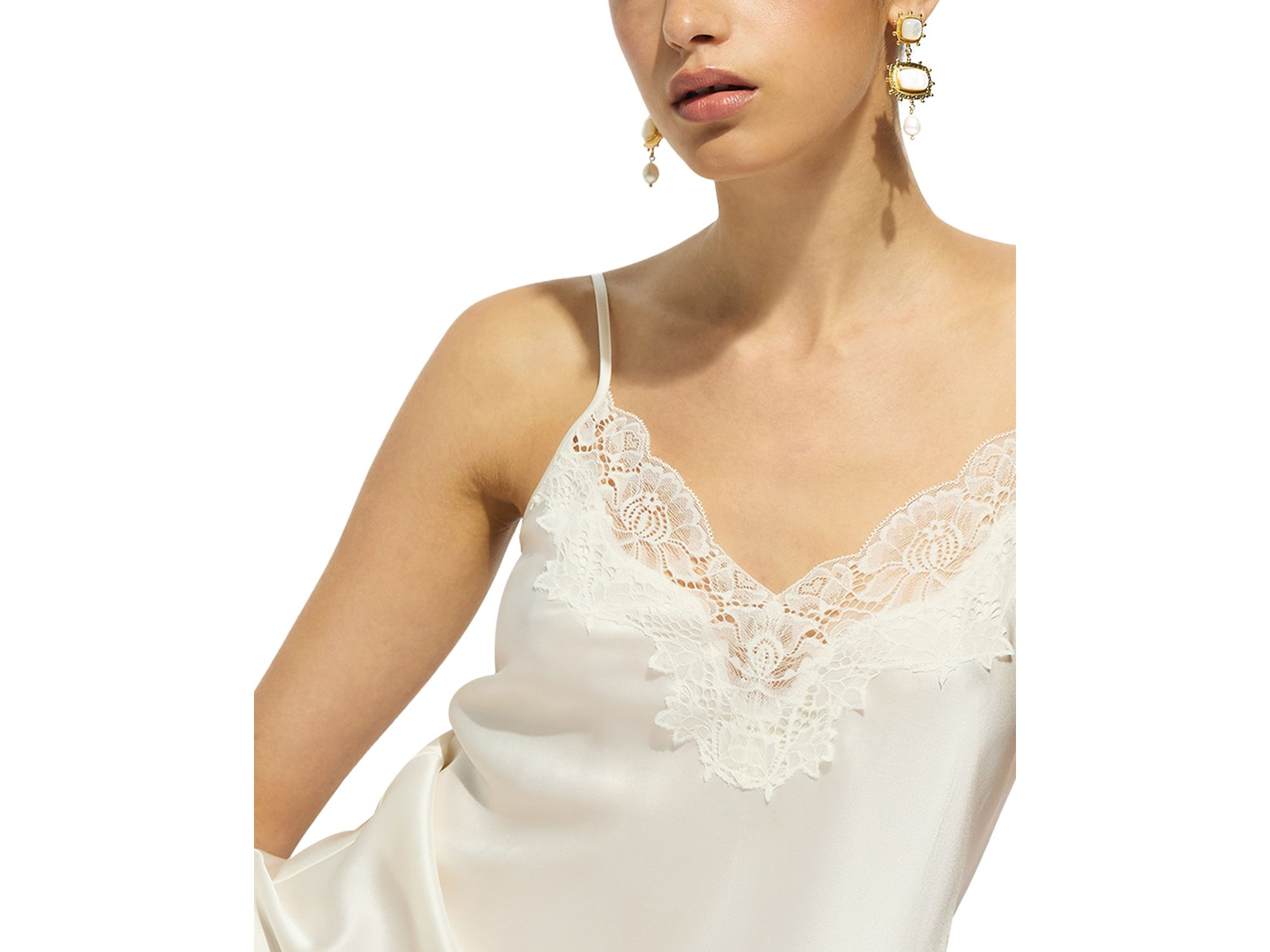 Silk Lace Chemise — Image 3