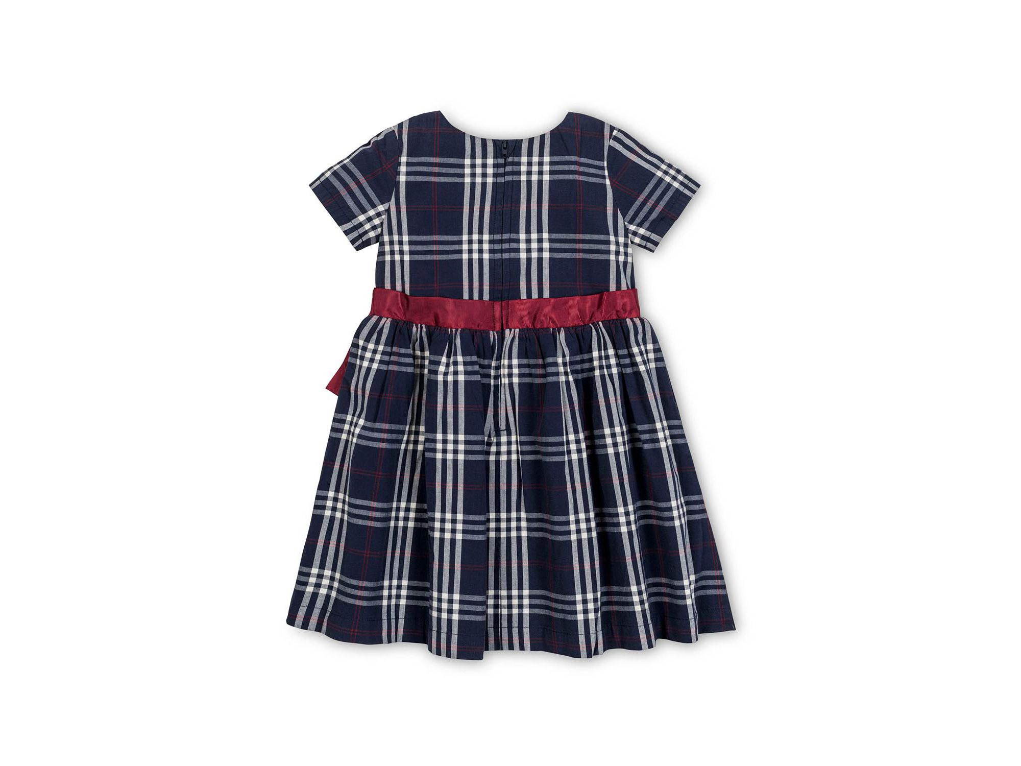 Girls' Organic Smocked Short Sleeve Poplin Dress - Little Kid, Big Kid — Image 11