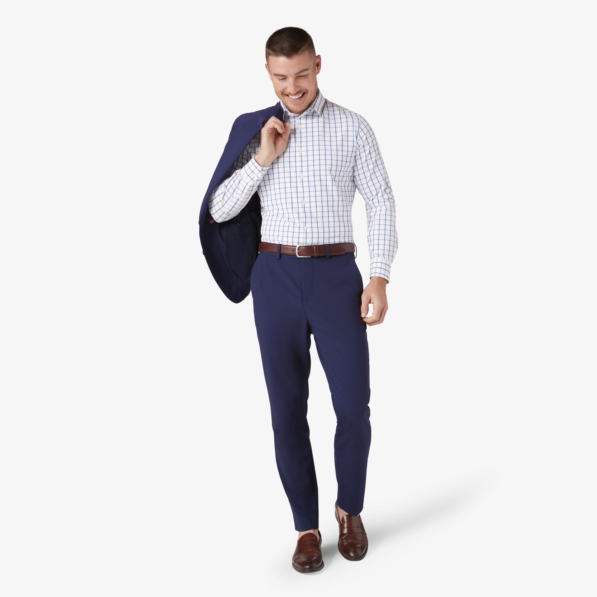 Fresco  Suit Pant  Navy Solid — Image 3