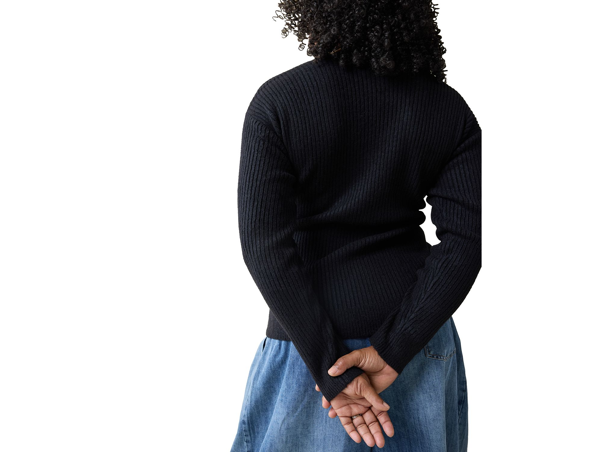 Nursing Wrap Sweater — Image 4