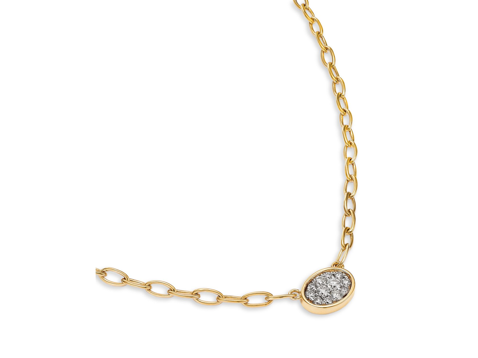 14K Yellow Gold Diamond Pendant Necklace, 0.25 tcw — Image 3