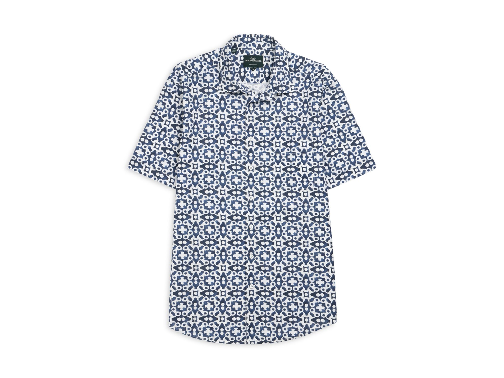 Palliser Bay Regular Fit Short Sleeve Linen Shirt — Image 3