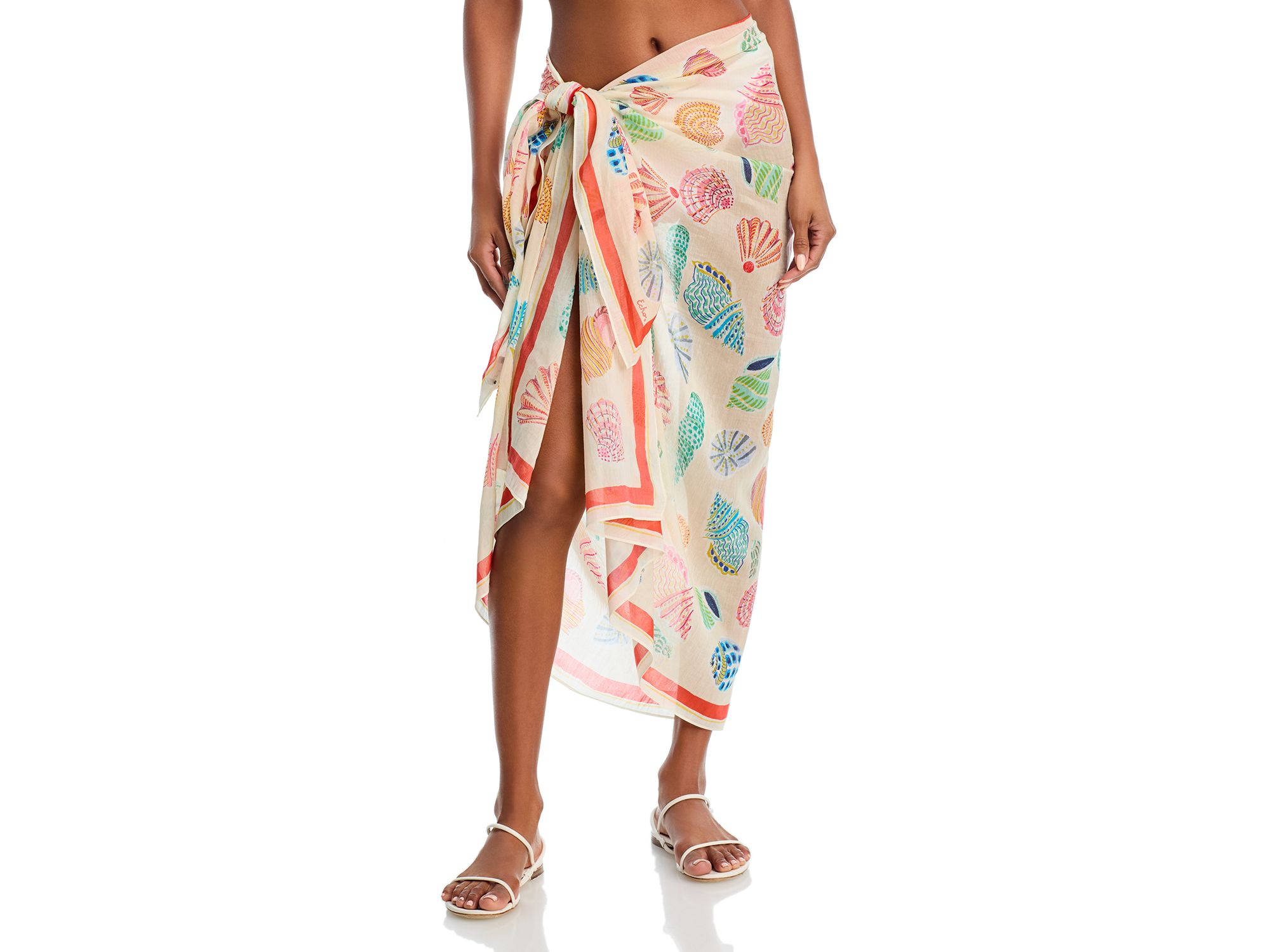 Sea Shells Sarong Swim Cover-Up - Image 1