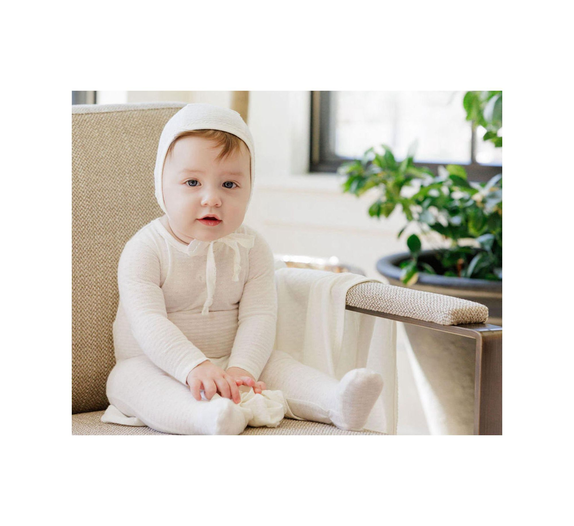 Heart and Star Button Pointelle Collection Blanket - Baby — Image 3
