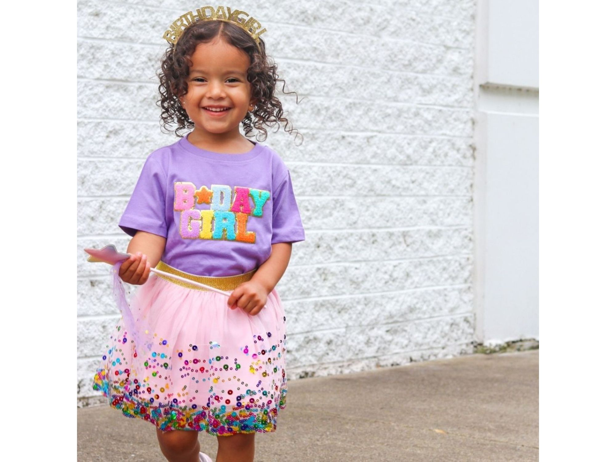 Birthday Patch Short Sleeve T-Shirt - Little Kid — Image 3