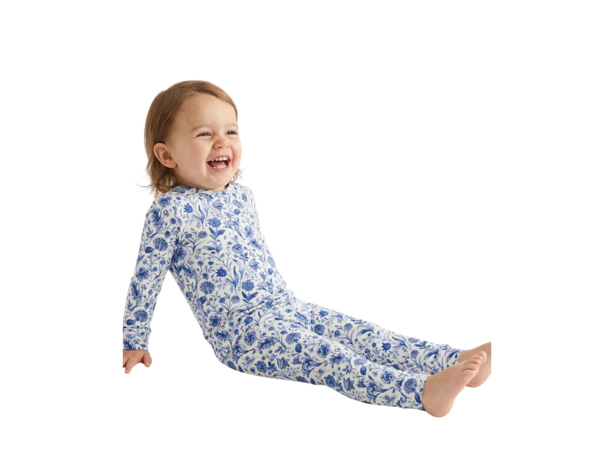 Girls' Porcelain Vine Pajama Set - Baby, Little Kid — Image 3