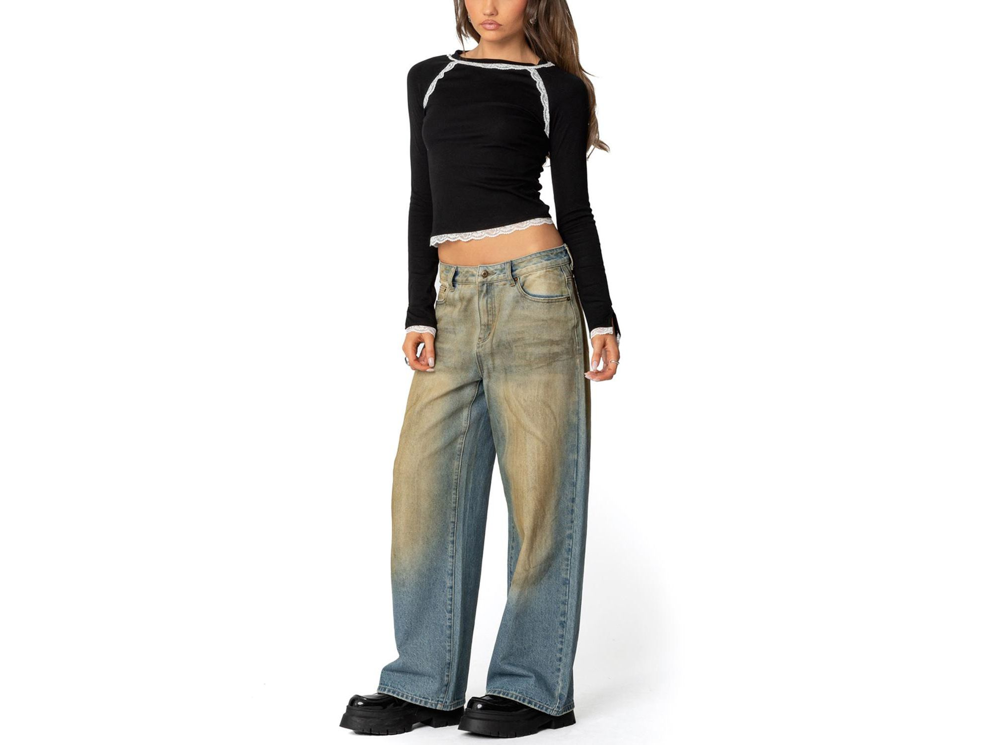 Edith Lacey Ribbed Top — Image 3